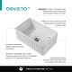 preview thumbnail 5 of 17, Premium White Fireclay Kitchen Sink for Home, Farmhouse (Grid & Strainer Included)
