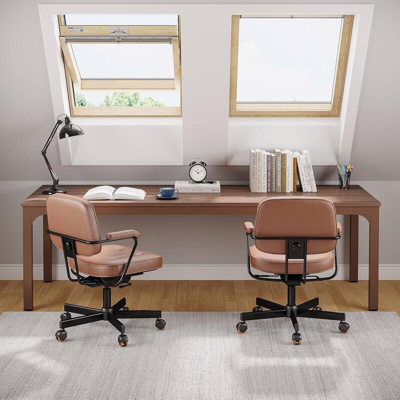 78.7" Extra Long Computer Desk/Table, Work Desk, Double Workstation Desk for Home Office