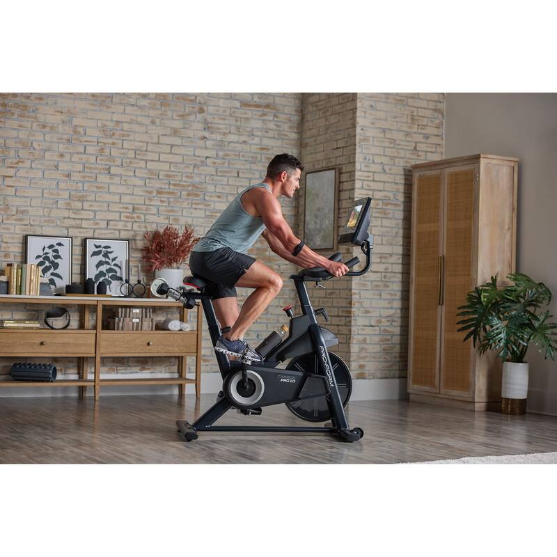 ProForm Carbon Pro10 Studio Bike for Fun, Effective Indoor Cycling Workouts
