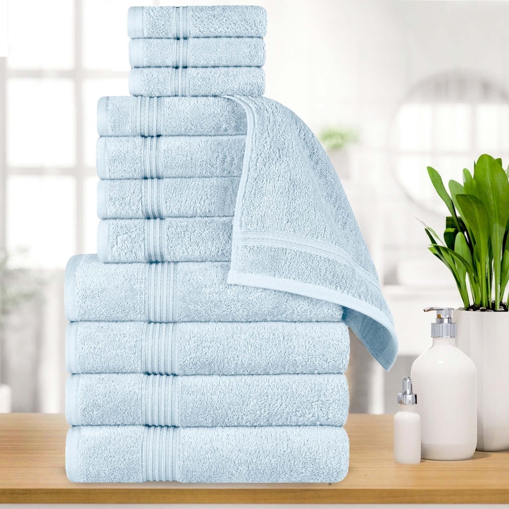 Premium Plus Cotton Washcloths, Hand and Bath Towels and Bath Mats-per dozen