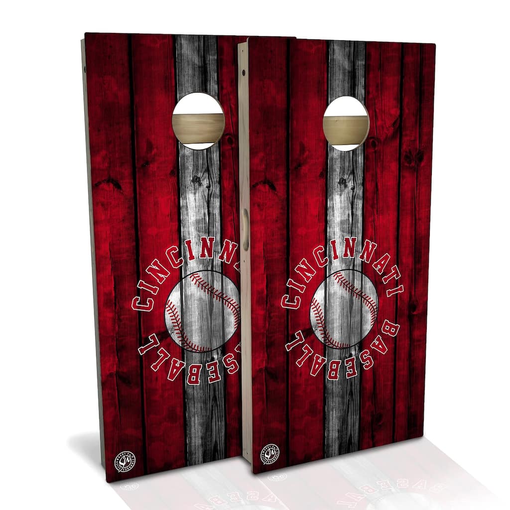 Cincinnati Baseball Outdoor Cornhole Board Set