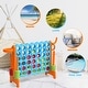 preview thumbnail 20 of 28, 2.5Ft 4-to-Score Giant Game Set - 33" x 13" x 30" (L x W x H)
