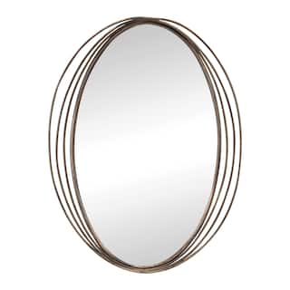 Modern Oval Wall Mirror 30"H