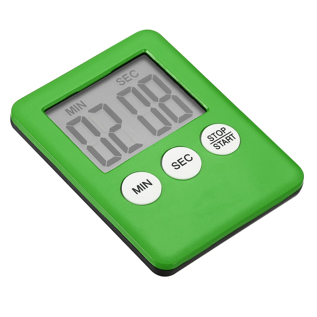 Digital Timer,1Pcs Small Count Down/UP Clock with Magnetic,Kitchen Timer Green