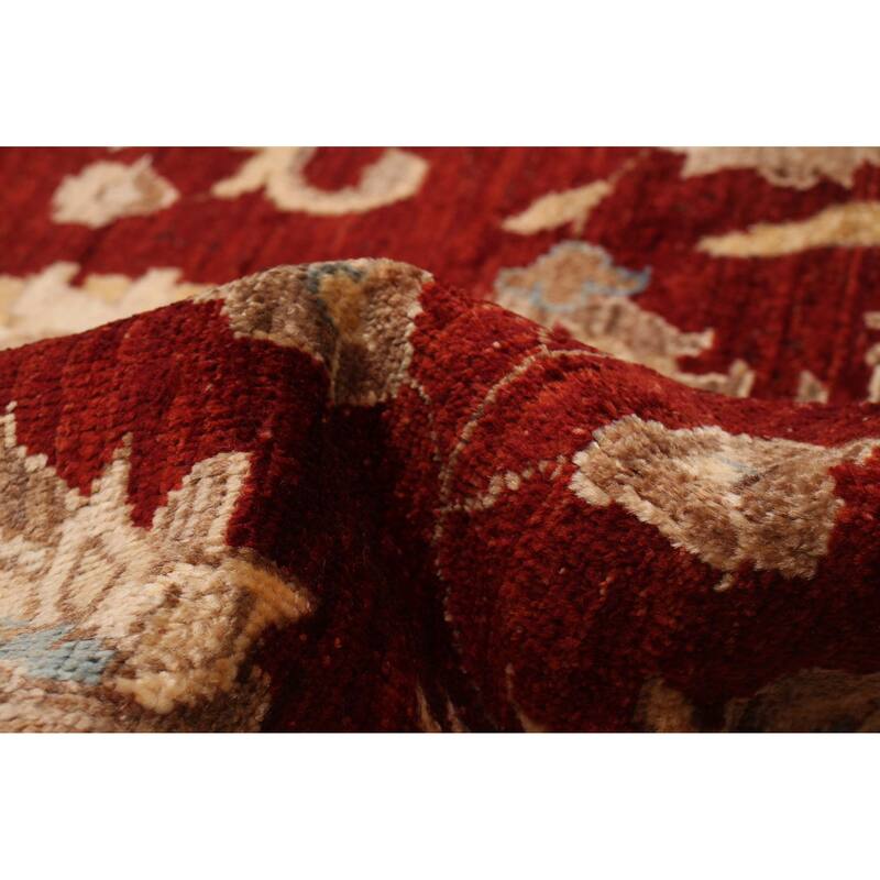 ECARPETGALLERY Hand-knotted Chobi Finest Red Wool Rug - 9'6 x 13'11