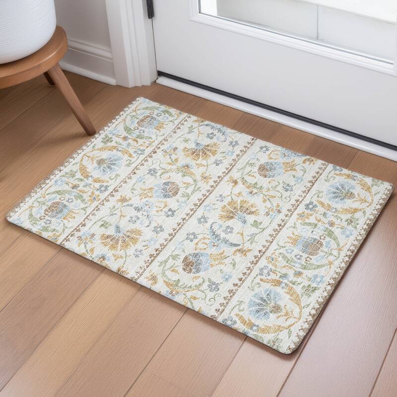 Machine Washable Indoor/ Outdoor Global Alix Chantille Rug