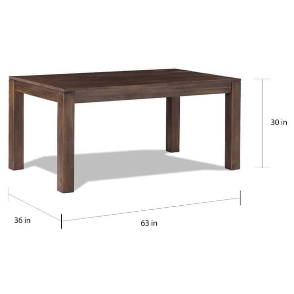 dimension image slide 4 of 3, Grain Wood Furniture Solid Pine Montauk Dining Table