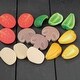 preview thumbnail 4 of 6, Yellow Door Sensory Play Stones, Pizza Toppings - Multi