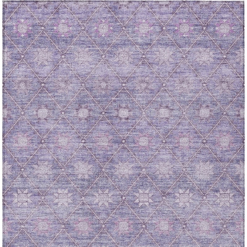 HomeRoots Floral Transitional Rectangle Outdoor Rug
