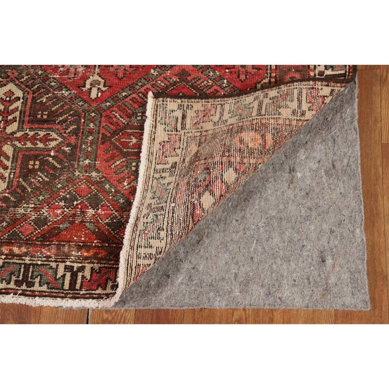 All-Over Geometric Bakhtiari Persian Area Rug Hand-Knotted Wool Carpet - 4'5" x 6'7"