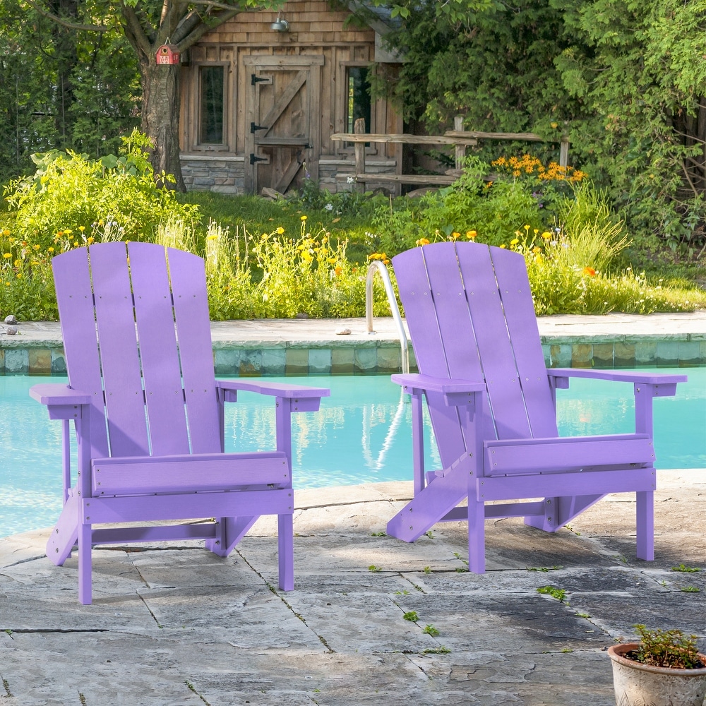 Purple resin adirondack chairs deals