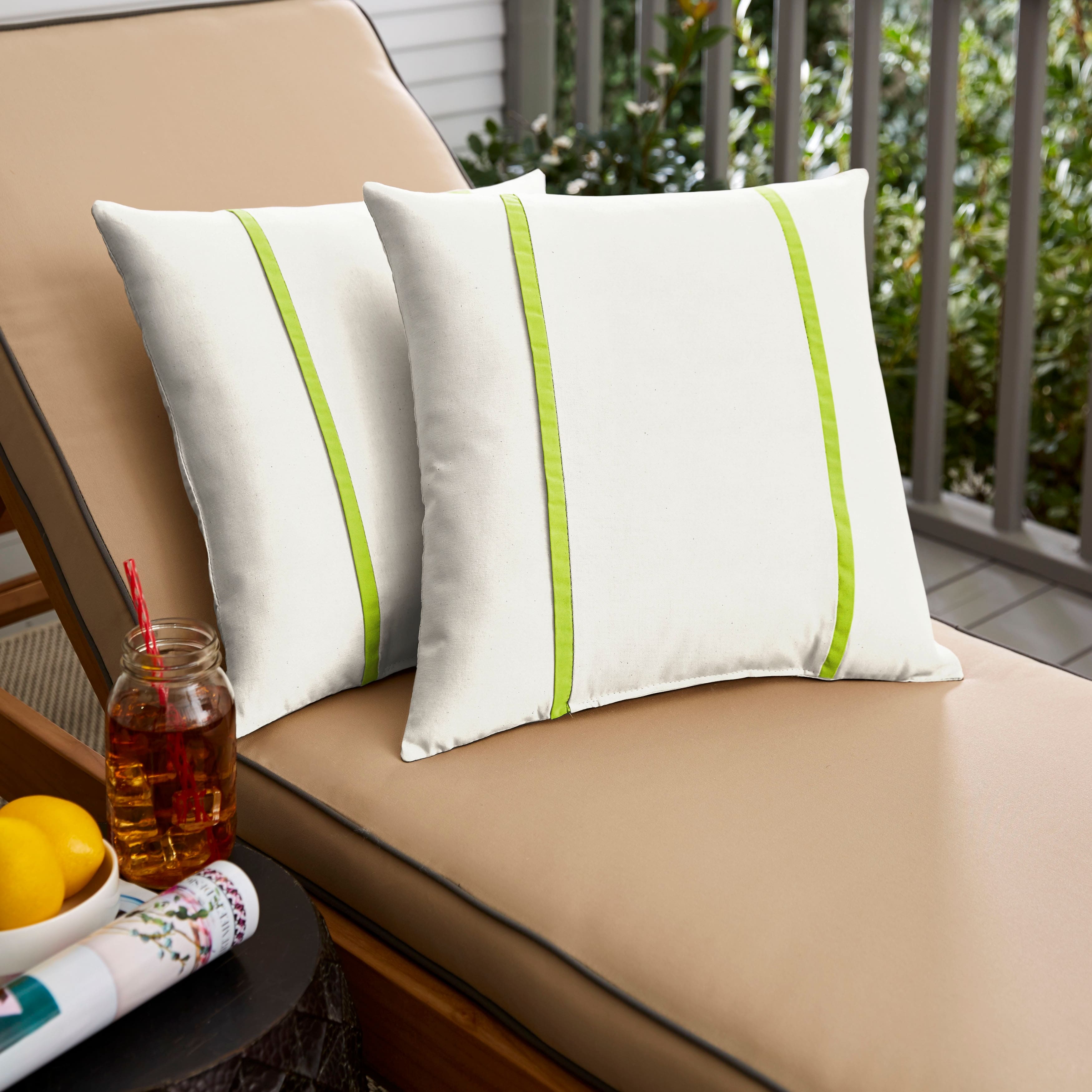 Option Sunbrella - Canvas Natural/Canvas Macaw