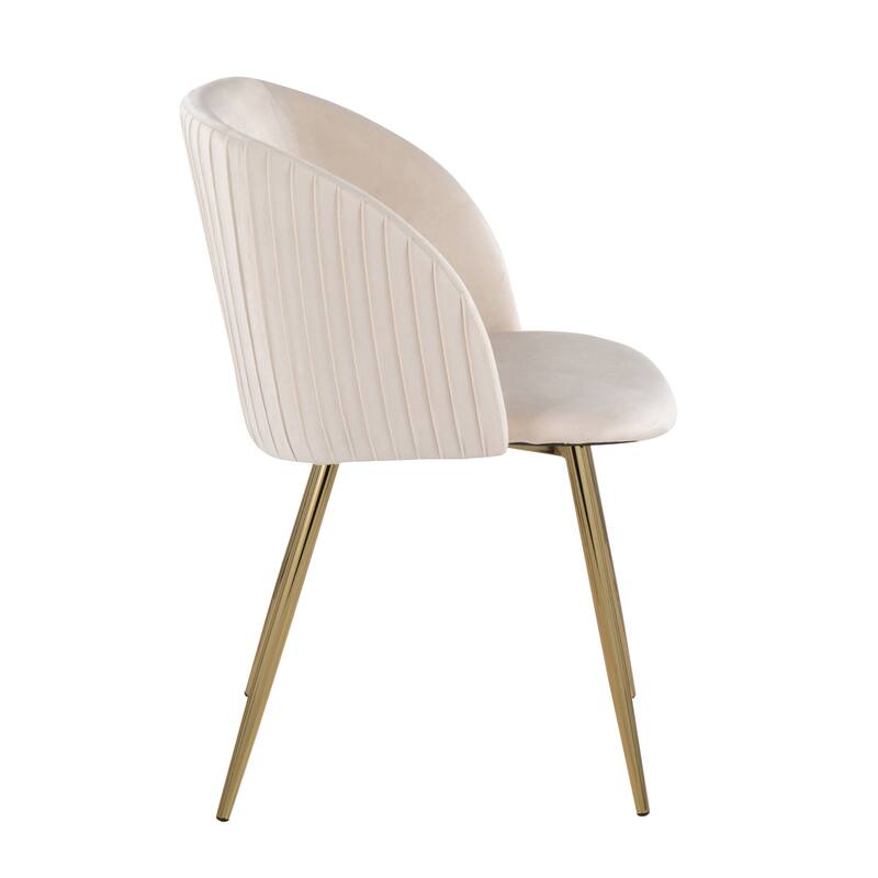 Silver Orchid Harding Pleated Chair - Set of 2