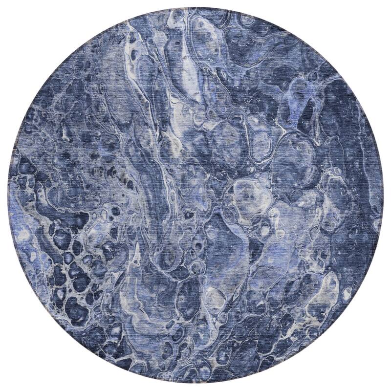 HomeRoots Abstract Transitional Rectangle Outdoor Rug