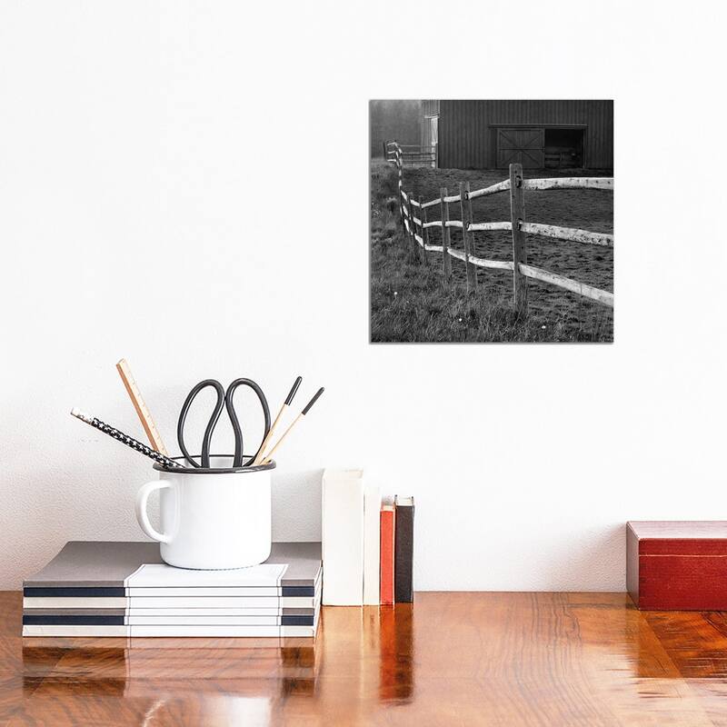 iCanvas "Barn Fence" by Chip Forelli Canvas Print - 12x12x1.5
