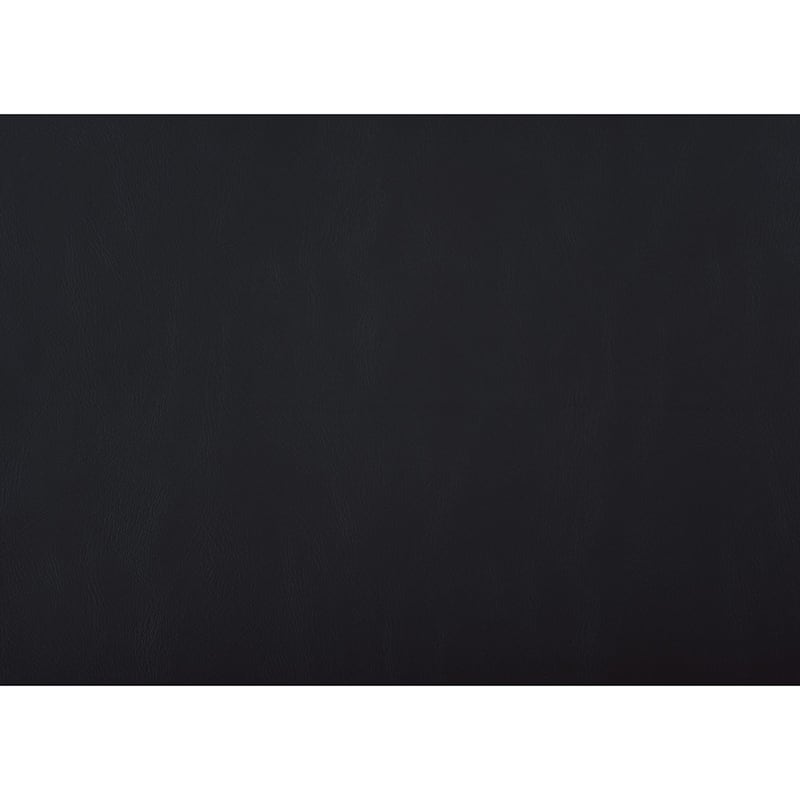 Audi Black LED Faux Leather Upholstered Tufted Bed