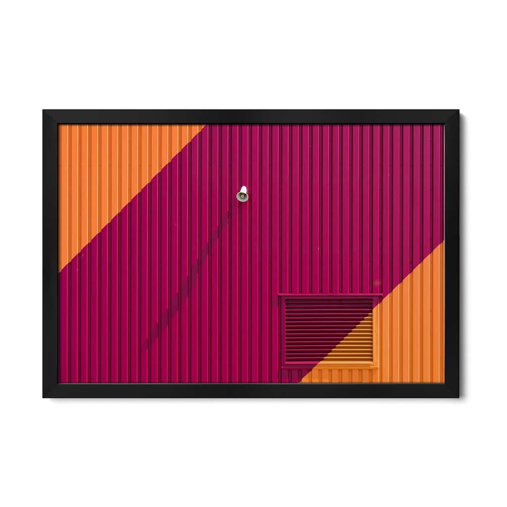 Orange Corners Premium Framed Poster by Greetje van Son