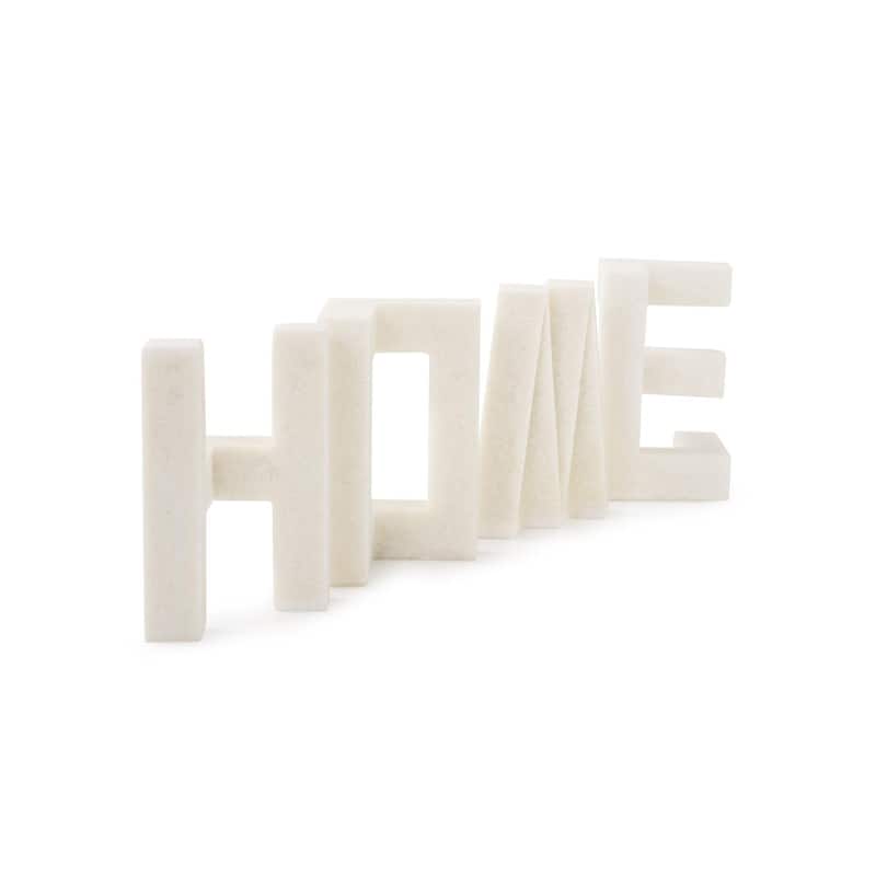 Home Is In Heart Sculpture in Polyresin - 15.5H x 3W x 9.5D