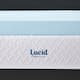 Lucid Comfort Collection 4 Inch Gel and Aloe Memory Foam Topper