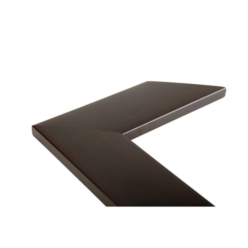 Shelby Espresso Framed Vanity Mirror