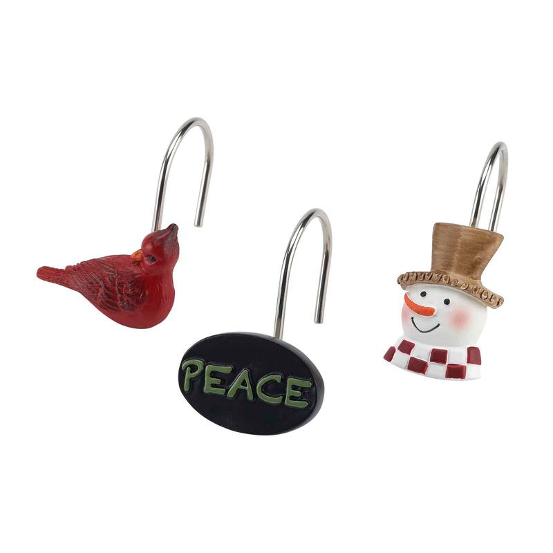 Avanti Country Friends Shower Curtain & Hook Set