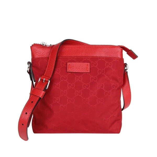 Gucci Red Monogram Crossbody Bags For Men Literacy Basics