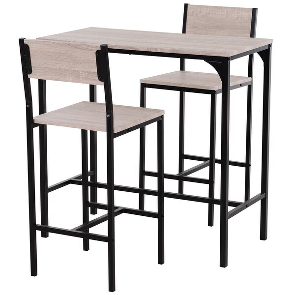 carbone 3 piece counter height dining set