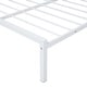 preview thumbnail 14 of 75, Metal Platform Bed with 2 Drawers, Bedroom Kids Bed Frame with House-Shaped Headboard Design and Support Slats, Easy Assembly