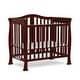 preview thumbnail 1 of 12, Dream On Me Naples 4-in-1 Convertible Mini Crib Espresso