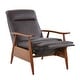 preview thumbnail 37 of 73, Sienna Upholstered Wood Push Back Recliner by Greyson Living