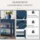preview thumbnail 5 of 10, Console Table with 2 Drawers and 2 Tiers Shelves, Entryway Sofa Table Long Narrow Wood Console Table for Living Room Hallway