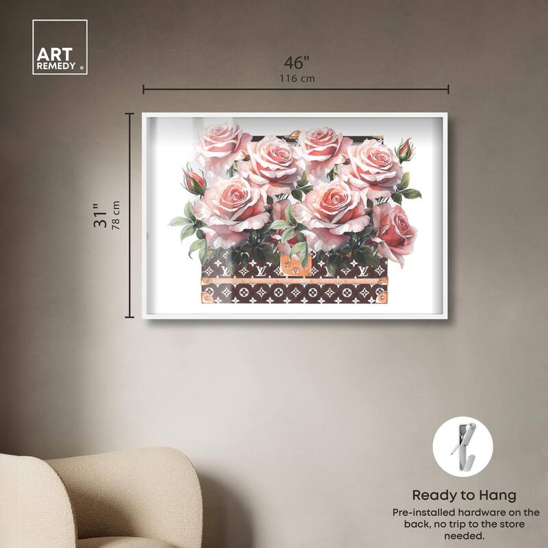 Doll Memories - Stylish Roses Shadowbox by Art Remedy