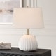 preview thumbnail 2 of 6, Uttermost Lynna Ivory Table Lamp - 22.5'' H X 16'' W X 16'' D