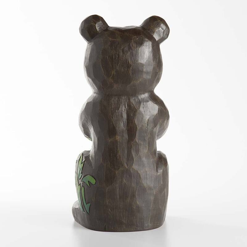18 in. Bear Indoor/Outdoor Illuminated Garden Statue