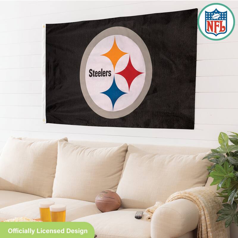 Las Vegas Raiders Single Sided Flag w/ 2 Grommets, 3'x5'