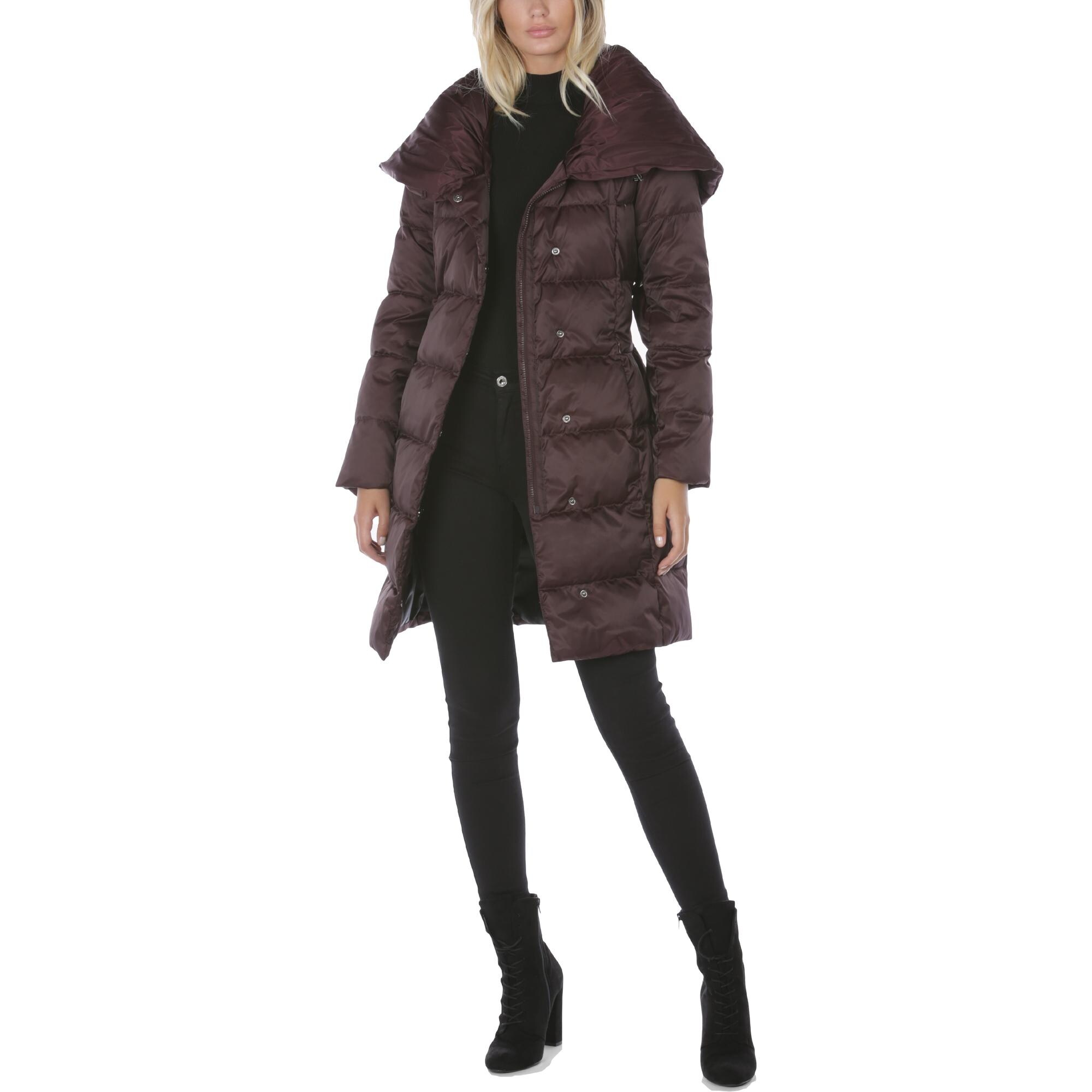 tahari winter coat