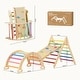 preview thumbnail 9 of 8, Tiny Land® 7-in-1 Rainbow Climbing Set