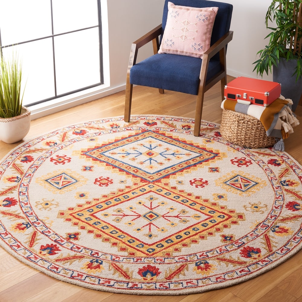 SAFAVIEH Handmade Aspen Olof Boho Tribal Wool Rug