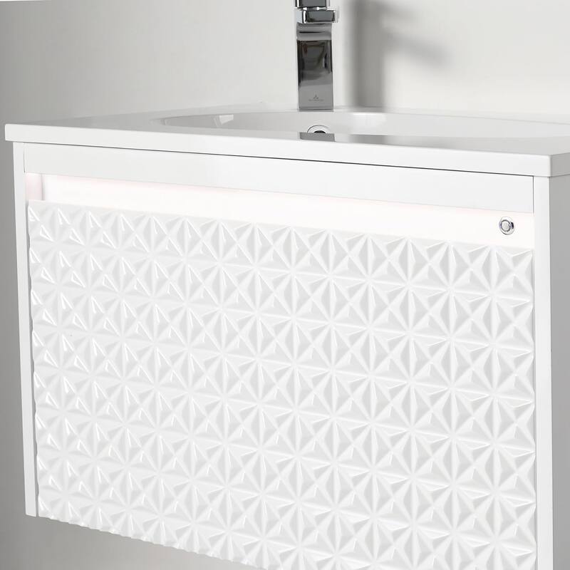 Blossom Wall Mounted Bathroom Vanity with Sink