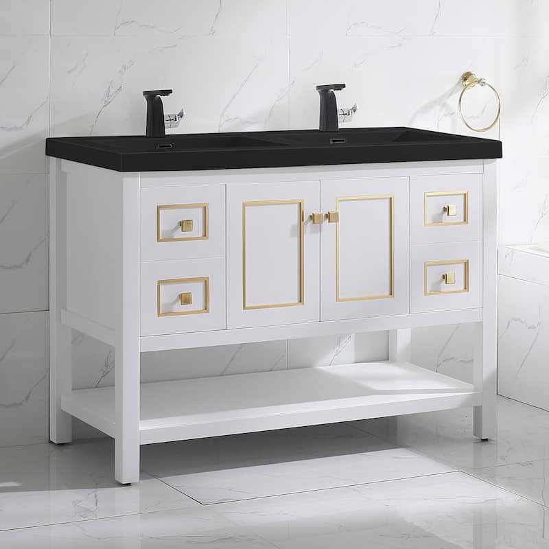 Davis 48" Double Bathroom Vanity Set