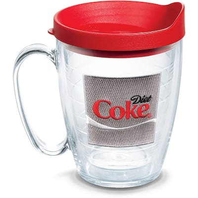 Tervis Coca-Cola® Made in USA Double Walled Insulated Travel Tumbler, Red Lid - 16oz Mug