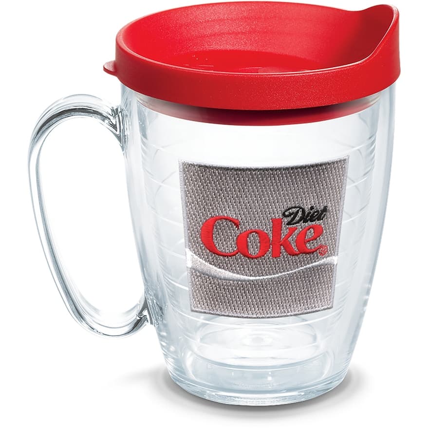 Tervis Coca-Cola® Made in USA Double Walled Insulated Travel Tumbler, Red Lid - 16oz Mug