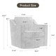 preview thumbnail 3 of 101, Modern Swivel Upholstered Armchair Accent chair Set of 2