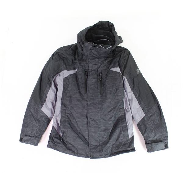Shop Zeroxposur Black Mens Size Large L Full Zip Hooded Puffer