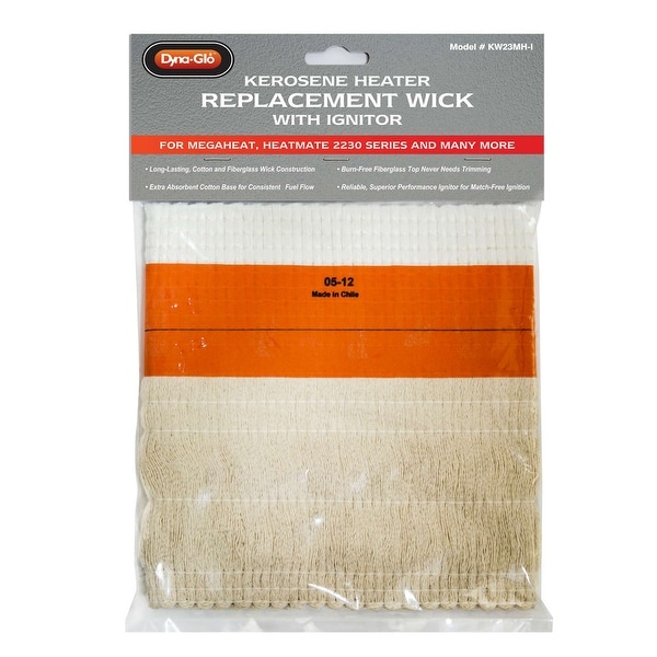 Dyna-Glo KW23MH-I Replacement Wick with Ignitor for MegaHeat and HeatMate 2230 S - cream/white/orange - N/A
