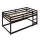 preview thumbnail 9 of 8, Loft Twin Bed with Bunk Bed and Efficient Storage Space Organization