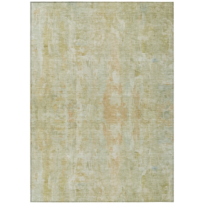 Machine Washable Indoor/ Outdoor Muted Ombre Chantille Rug