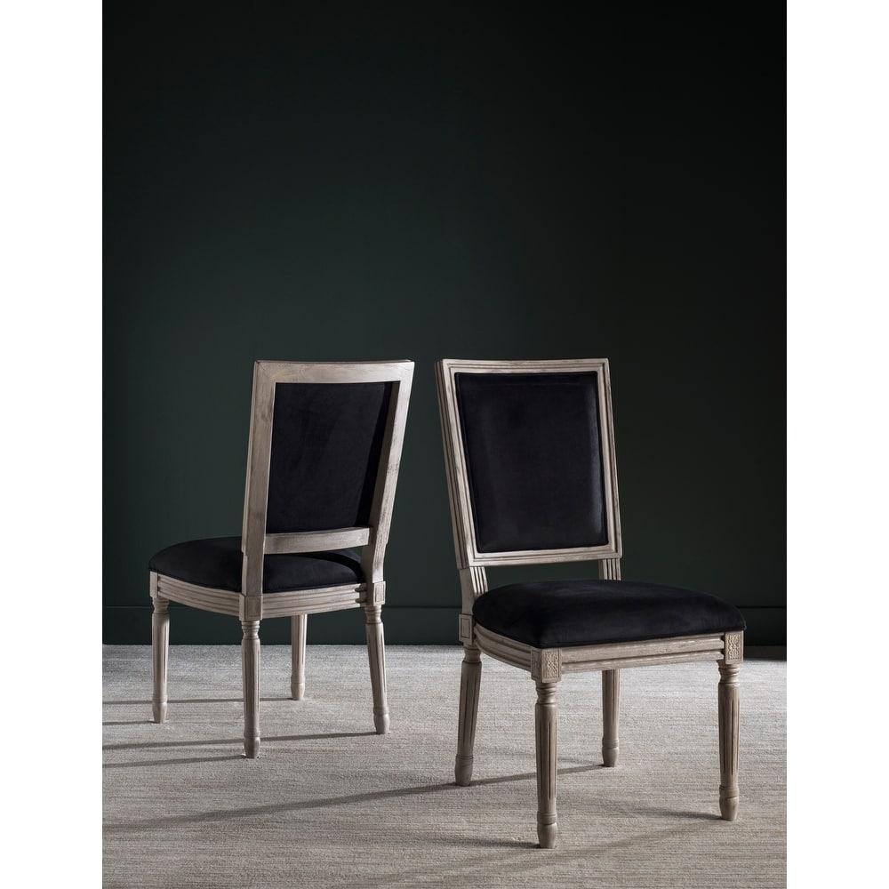 SAFAVIEH Sharen Rectangular Dining Chair (Set of 2). - 20"W x 24"D x 38"H