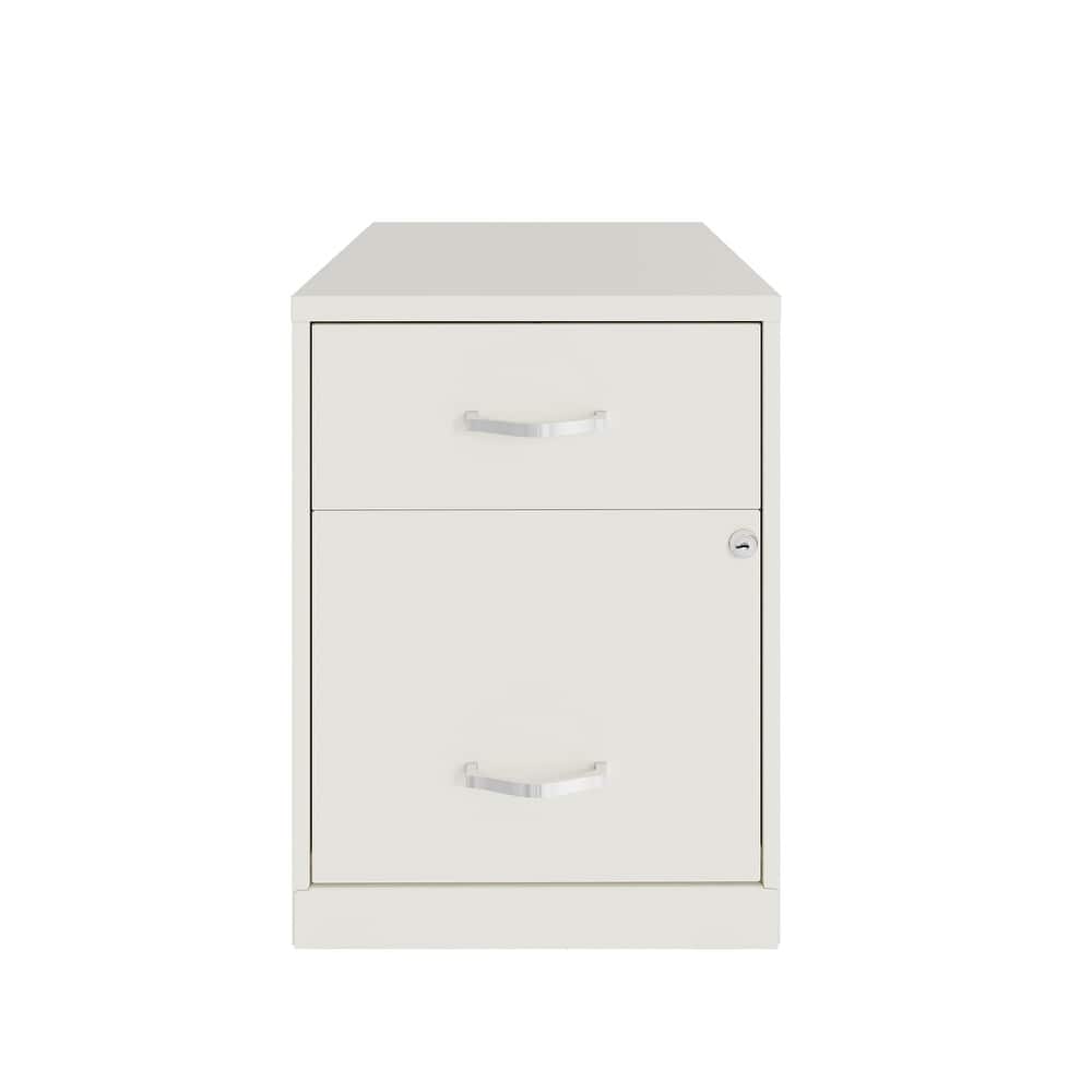 Space Solutions 18" Deep 2 Drawer Letter Width Vertical File Cabinet with Accessory Drawer