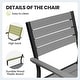 preview thumbnail 18 of 36, 11/13-Piece Outdoor All-Weather Patio Dining Set Aluminum Rectangular Table with Umbrella Hole and Stackable Chairs